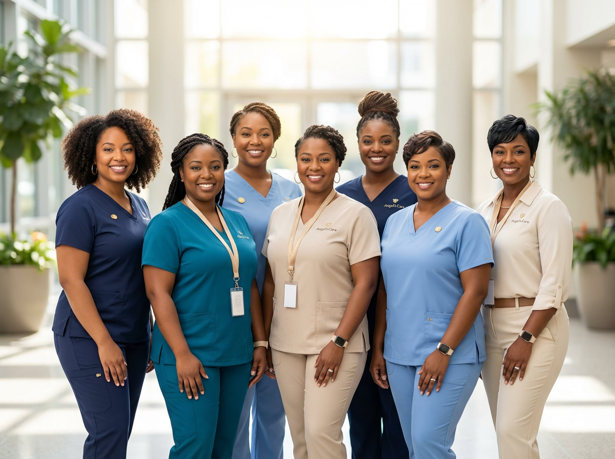 Angie and her care team